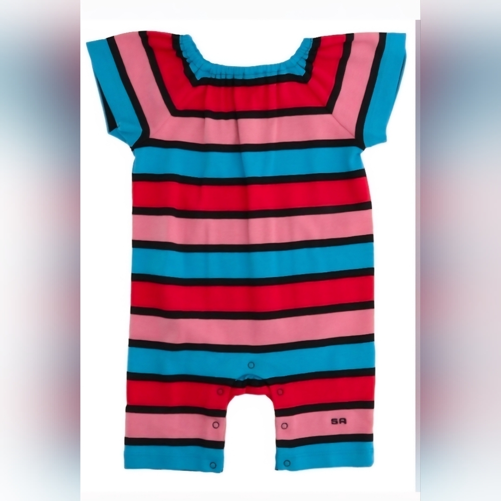 Sonia Rykiel Striped Baby Romper